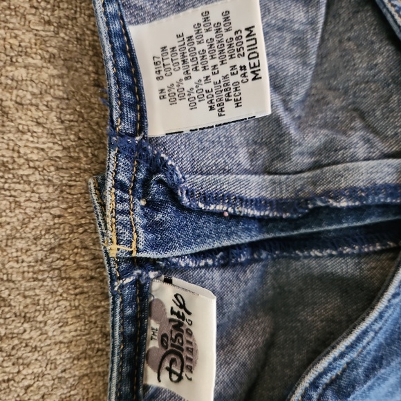 Disney Winnie, Eeyor, Tigger & Piglet Too Denim Dress with Embroidery Vintage - Picture 4 of 4